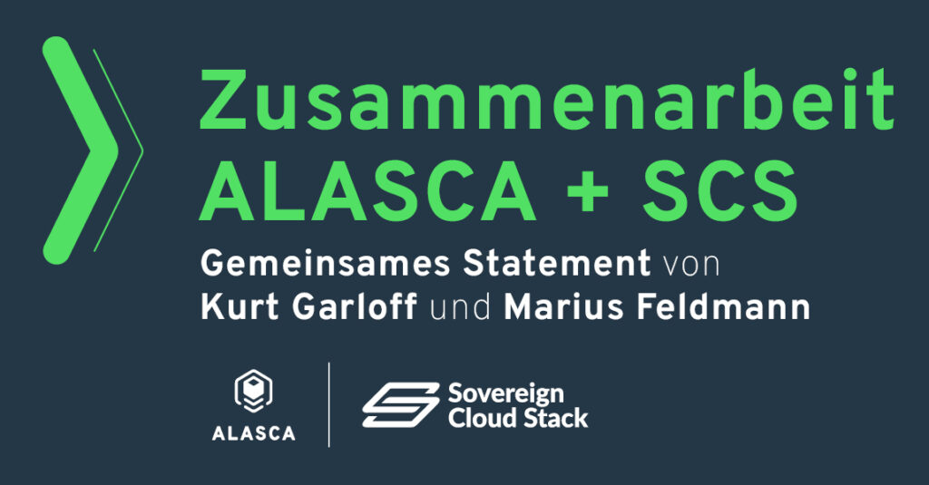 Cooperation ALASCA & SCS | Joint Statement Kurt Garloff & Marius Feldmann