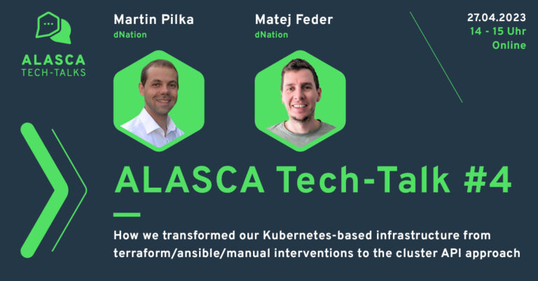 ALASCA | Tech-Tak #4 | dNation: "How we transformed our Kubernetes-based infrastructure from terraform/ansible/manual interventions to the Cluster API approach".