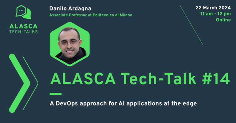 Ardagnao (Associate Professor at Politecnico di Milano) on "A DevOps approach for AI applications at the edge"