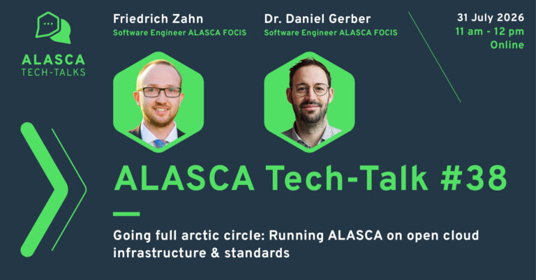 ALASCA Tech-Talk Ankündigung Juli